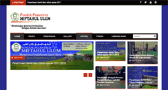 Desktop Screenshot of miftahul-ulum.com